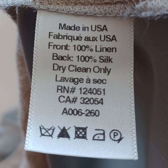 The Odells Hi-Lo Linen Silk Tank Top Blouse - Picture 12 of 15